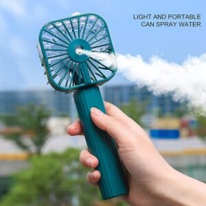 Premium Portable Handheld Mist Fan – Rechargeable Cooling Spray Fan for Summer