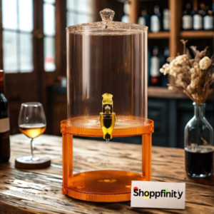 Luxury Beverage Dispenser with Stand 3600ml Elegant Drink Server