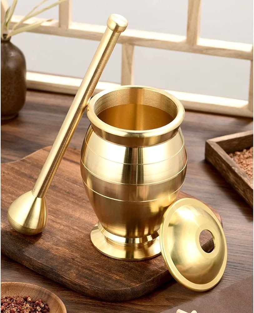 Luxury Stainless Steel Garlic Crusher & Herb Grinder with Non-Slip Base